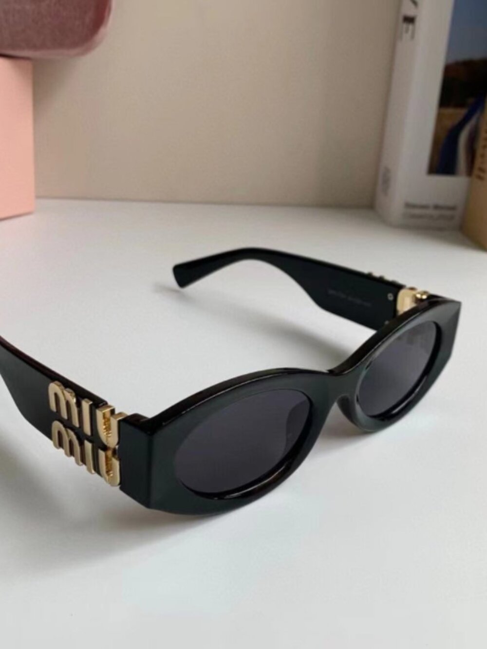 Miu Miu New Arrival Sunglasses – Unisex Chic UV Protection Fashion Eyewear, Prem - Picture 2 of 8